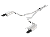 Thumbnail for Borla Atak S Cat-Back 15-17 Ford Mustang GT 5.0L V8 MT/AT 2.5in pipe 4in tip (Black Chrome)