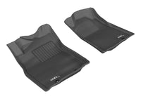Thumbnail for 3D MAXpider 2012-2015 Toyota Tacoma Reg/Acs Cab Kagu 1st Row Floormat - Black