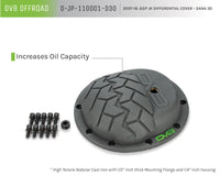 Thumbnail for DV8 Offroad HD Dana 30 Diff Cover Cast Iron Gray Powdercoat