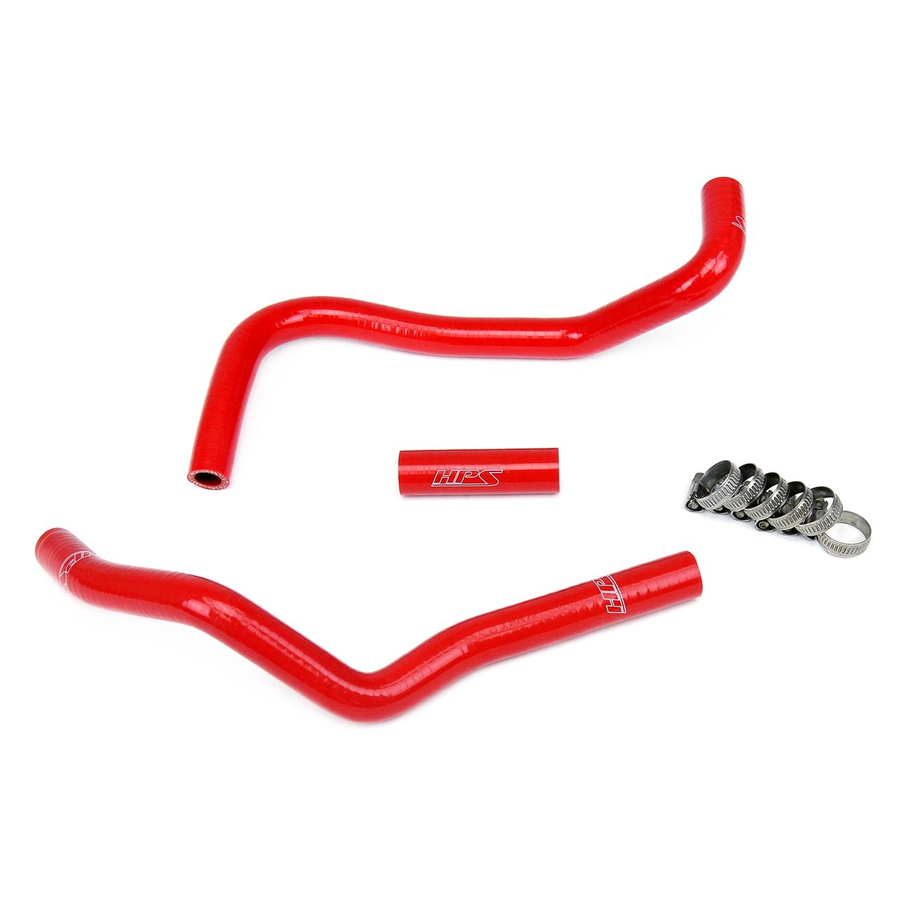 HPS Red Reinforced Silicone Heater Hose Kit for Scion 13-16 FRS