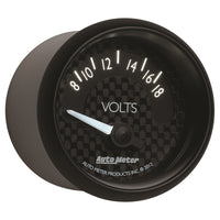 Thumbnail for Autometer GT Series 52mm Short Sweep Electronic 8-18 Volts Voltmeter