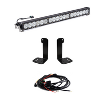 Thumbnail for Baja Designs 2018+ Jeep Wrangler JL/JT OnX6+ 30in Bumper LED Light Bar Kit
