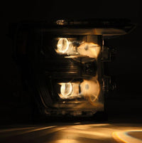 Thumbnail for AlphaRex 21-22 Ford F150 PRO-Series Projector headlights Black w/Activ Light/Seq Signal