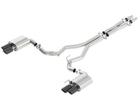 Thumbnail for Borla 2018 Ford Mustang GT (A/T / M/T) 3in ATAK Catback Exhaust w/o Valves w/ Black Chrome Tips