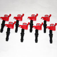 Thumbnail for Granatelli 05-08 Ford 4.6L/5.4L 3V Hot Street Coil Packs - Black (Set of 8)