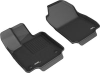 Thumbnail for 3D MAXpider 2019-2020 Toyota RAV4 Kagu 1st Row Floormat - Black