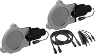 Thumbnail for QTP 3.5in Bolt-On QTEC Dual Electric Cutout Valves - Pair