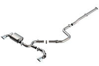 Thumbnail for Borla 19-20 Hyundai Veloster N 2.0L I4 MT FWD 2DR 3in ATAK CatBack Exhaust w/ SS Tips