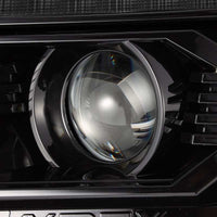 Thumbnail for AlphaRex 12-15 Toyota Tacoma LUXX LED Projector Headlights Plank Style Alpha Black w/DRL