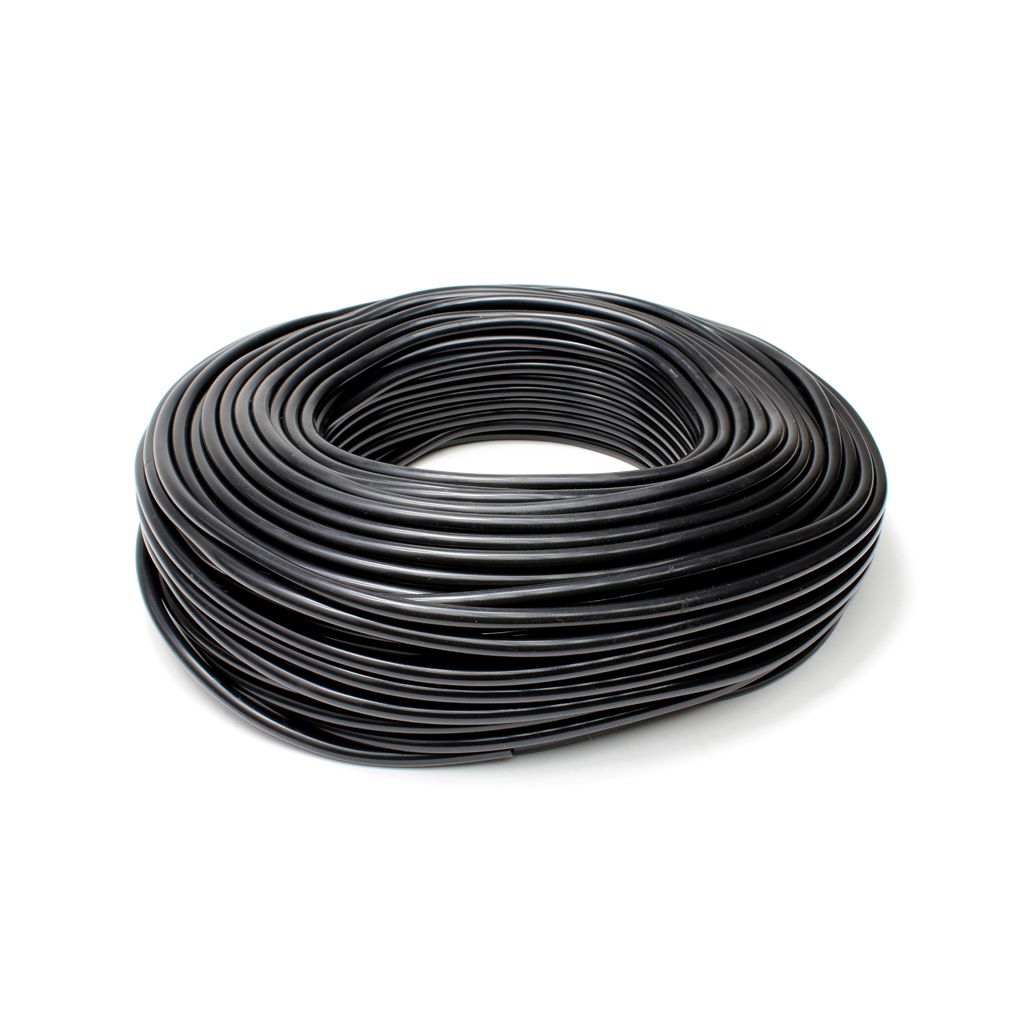 HPS 1/8" (3mm) ID Black High Temp Silicone Vacuum Hose - 100 Feet Pack