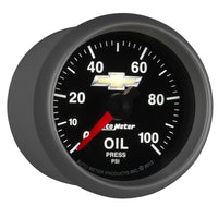 Thumbnail for AutoMeter Gauge Oil Press 2-1/16in. 100PSI Digital Stepper Motor Chevy Gold Bowtie