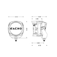 Thumbnail for ARB Nacho 4in Offroad / SAE Combo White LED Light
