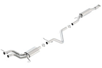 Thumbnail for Borla 13-15 Hyundai Veloster Turbo 1.6L AT/MT FWD 2dr Dual Center Rear Exit Cat-Back Exhaust