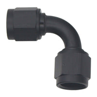 Thumbnail for DeatschWerks 6AN Flare Female Swivel 90-Degree to 6AN Flare Female Swivel - Anodized Matte Black