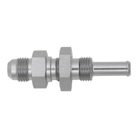 Thumbnail for DeatschWerks 6AN Male Flare to Straight 5/16in Single Hose Barb - Anodized DW Titanium