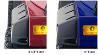 Thumbnail for Bushwacker 97-06 Jeep TJ Max Pocket Style Flares 4pc - Black