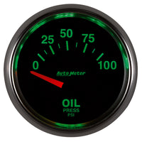 Thumbnail for Autometer GS 0-100 PSI Short Sweep Electronic Oil Pressure Gauge
