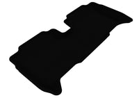 Thumbnail for 3D MAXpider 2007-2011 Toyota Yaris Sedan Kagu 2nd Row Floormats - Black