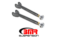Thumbnail for BMR 16-17 6th Gen Camaro Lower Trailing Arms w/ Single Adj. Rod Ends - Black Hammertone