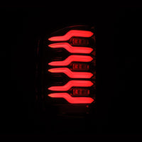 Thumbnail for AlphaRex 14-18 Chevy Silverado 1500 Luxx-Series LED Tail Lights Alpha-Black w/Activ Light/Seq Signal