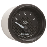 Thumbnail for Autometer GT Series 52mm Short Sweep Electronic 240-33 ohms Fuel Level (For use w/ 3262)