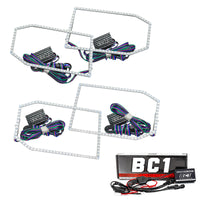 Thumbnail for Oracle Chevy Silverado 14-15 Halo Kit Non-Projector Style - ColorSHIFT w/ BC1 Cntrl SEE WARRANTY