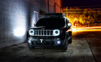 Thumbnail for Oracle Jeep Renegade 15-20 LED Halo Kit - White SEE WARRANTY
