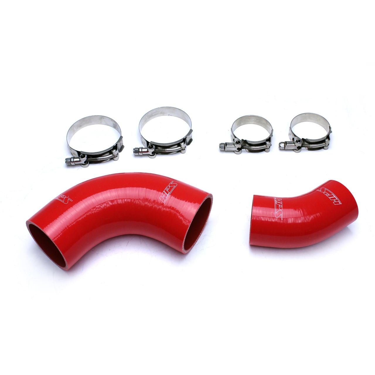 HPS Red Reinforced Silicone Intercooler Hose Kit for Mazda 07-10 CX7 2.3L Turbo