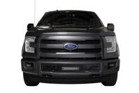Thumbnail for Putco 15-17 Ford F-150 - SS Black Punch Design w/ 10in Luminix Light bar Bumper Grille Inserts