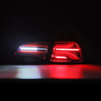 Thumbnail for AlphaRex 17-22 Tesla Model 3 PRO-Series LED Tail Lights Red Smoke w/Seq Sig