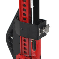Thumbnail for Go Rhino 18-24 Jeep Wrangler JL/JLU/JT Front Fender Jack Mount for Hi-Lift Jack - Tex. Blk