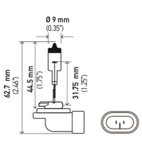 Thumbnail for Hella Bulb 881 12V 27W Pgj13 T325