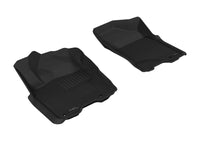 Thumbnail for 3D MAXpider 2009-2015 Nissan Titan King/Crew Cab Kagu 1st Row Floormat - Gray