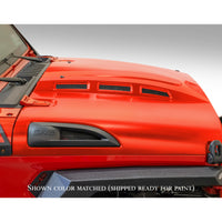 Thumbnail for DV8 Offroad 18+ Jeep JL Heat Dispersion Hood - Primer Black