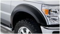 Thumbnail for Bushwacker 11-16 Ford F-350 Super Duty Styleside Extend-A-Fender Style Flares 4pc - Black