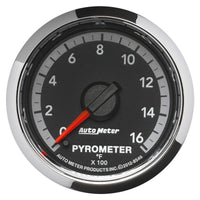 Thumbnail for Autometer Gen4 Dodge Factory Match 52.4mm Full Sweep Electronic 0-1600 Deg F EGT/Pyrometer Gauge