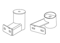 Thumbnail for Go Rhino 2022 Ford Maverick - Brackets for Dominator Extreme SideSteps