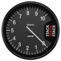 Thumbnail for Autometer Stack Clubman Tachometer 80mm 0-10K RPM - Black