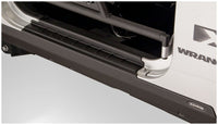 Thumbnail for Bushwacker 07-18 Jeep Wrangler Trail Armor Rocker Panel and Sill Plate Cover - Black