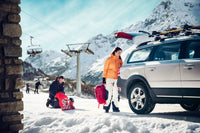 Thumbnail for Thule SnowPack M Ski/Snowboard Rack (Up to 4 Pair Skis/2 Snowboards) - Black/Silver