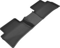 Thumbnail for 3D MAXpider 2019-2020 Toyota Corolla Hatchback Kagu 2nd Row Floormats - Black