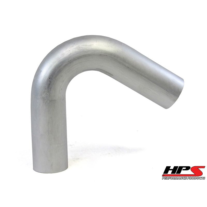 HPS 2.5" OD 120 Degree Bend 6061 Aluminum Elbow Pipe 16 Gauge w/ 2 1/2" CLR