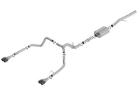 Thumbnail for Borla 19 Chevrolet Silverado/GMC Sierra 1500 6.2L SS ATAK Catback Exhaust - Black Chrome Tips