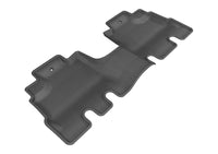 Thumbnail for 3D MAXpider 2014-2018 Jeep Wrangler JK Unlimited Kagu 2nd Row Floormats - Black