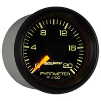 Thumbnail for Autometer Factory Match Chevy 2-1/16in FSE 0-2000 Pyro Kit Gauge