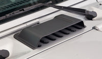 Thumbnail for Bushwacker 98-18 Jeep Wrangler Trail Armor Hood Scoop (Textured Tpo) - Black