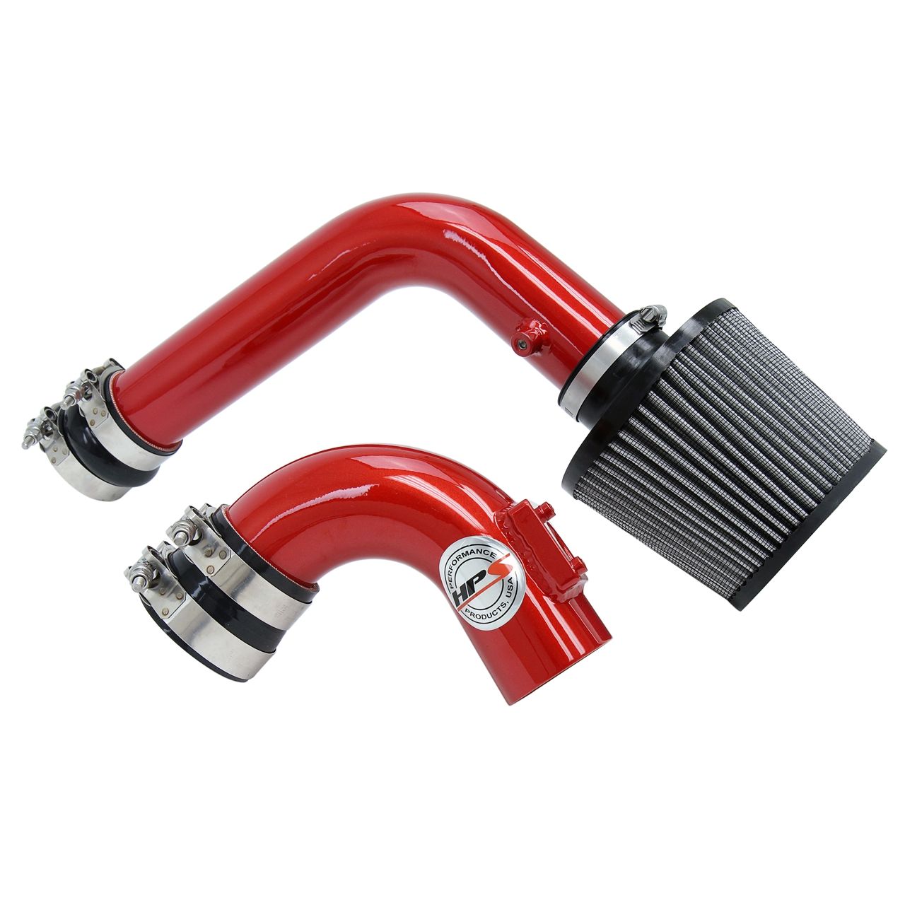 HPS Red Cold Air Intake (Converts to Shortram) for 03-09 Mazda Mazda3 2.0L 2.3L Non Turbo