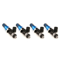 Thumbnail for Injector Dynamics 1340cc Injectors - 60mm Length - 11mm Blue Top - Denso Lower Cushion (Set of 4)