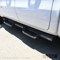 Thumbnail for Westin 2019 Ram 1500 Quad Cab Drop Nerf Step Bars - Textured Black