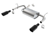 Thumbnail for Borla 12-16 Jeep Wrangler 3.6AT/MT 4WD 2+4DR S/ SQ /RL/AC SR 2.5in, 2in Tip 3.5 sqx8 Black Chrome